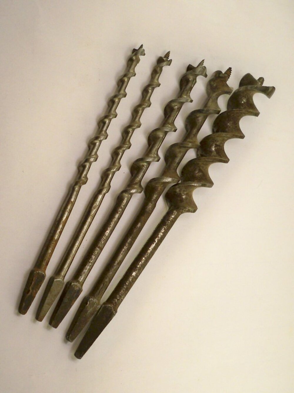Antique 4 Irwin US &1 Russell Dennings Drill *Bits